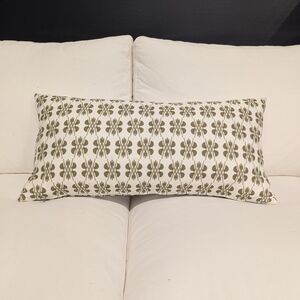 Floral Patterned Accent Pillow